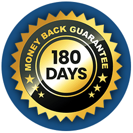 180 Day Money Back Guarantee